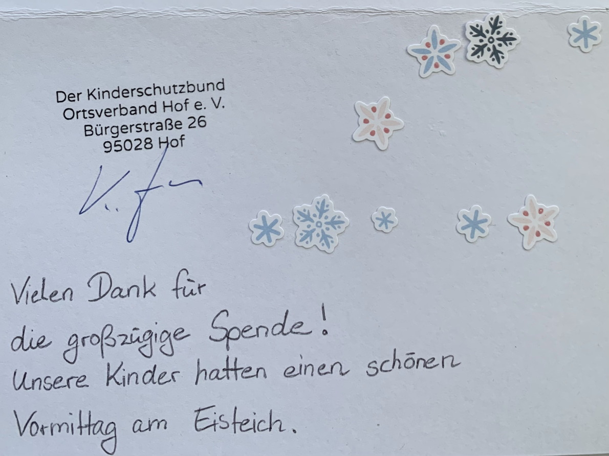 Spende an den Kinderschutzbund